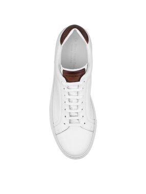 To Boot New York | Carlin White Tumbled Calf Sneaker